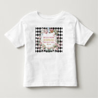Alice in Wonderland Flower Frame 1st birthday