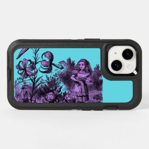 Alice in Wonderland & Flowers OtterBox iPhone 14 Case
