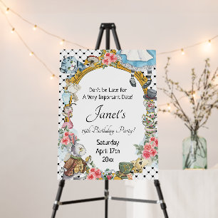 Alice in Wonderland Foam Board