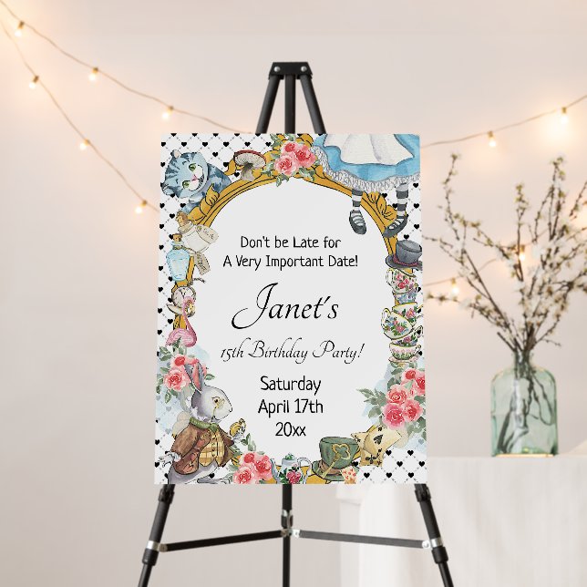 Alice in Wonderland Foam Board (In Situ (Stand))