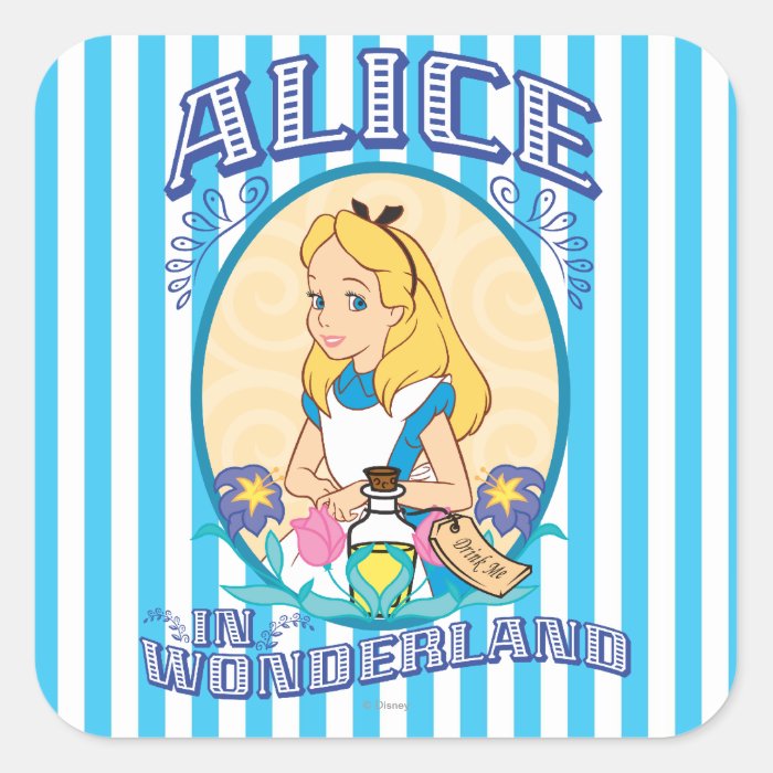 Alice in Wonderland   Frame Stickers