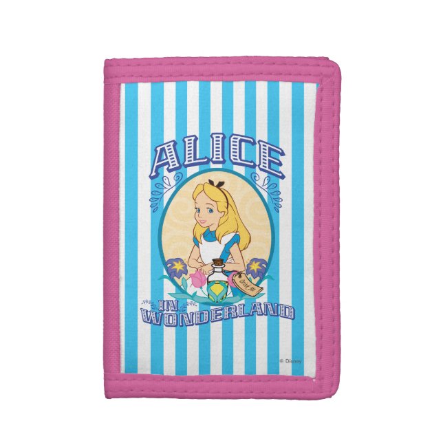 Alice in Wonderland - Frame Tri-fold Wallet (Front Vertical)