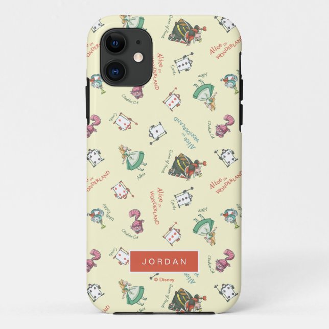 Alice In Wonderland & Friends | Add Your Name Case-Mate iPhone Case (Back)