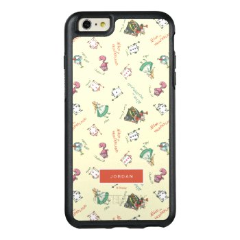 Alice In Wonderland & Friends | Add Your Name Otterbox Iphone 6/6s Plus Case by aliceinwonderland at Zazzle