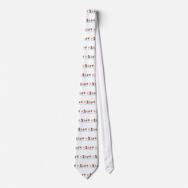 ALICE IN WONDERLAND & FRIENDS NECK TIE (Front)
