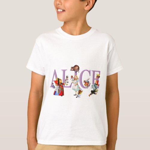 ALICE IN WONDERLAND  FRIENDS T_Shirt