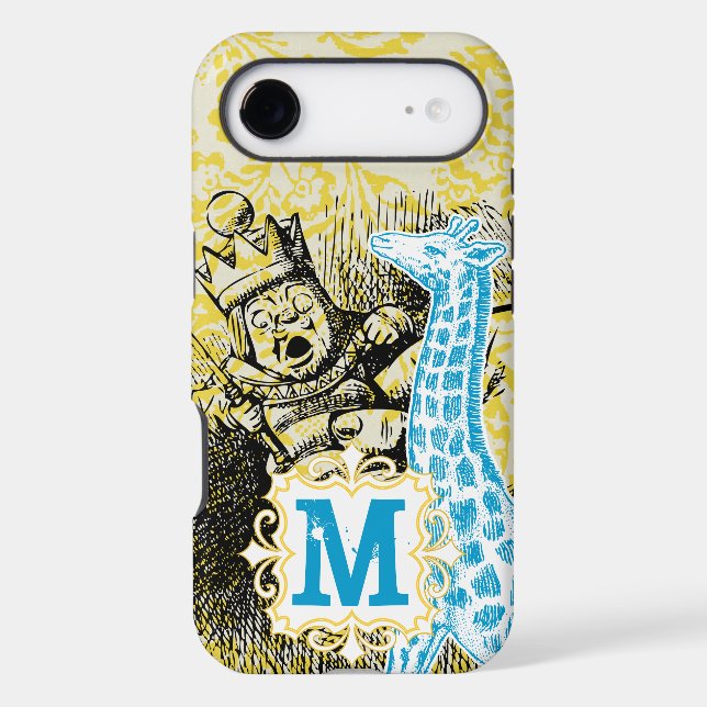 Alice In Wonderland Frightened King Giraffe Case-Mate iPhone Case (Back)