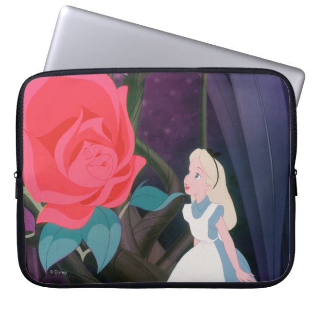 Alice in Wonderland Garden Flower Film Still Laptop Sleeve (Front)