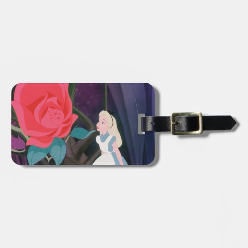 Alice in Wonderland Garden Flower Film Still Luggage Tag