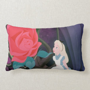 Alice in Wonderland Garden Flower Film Still Lumbar Pillow