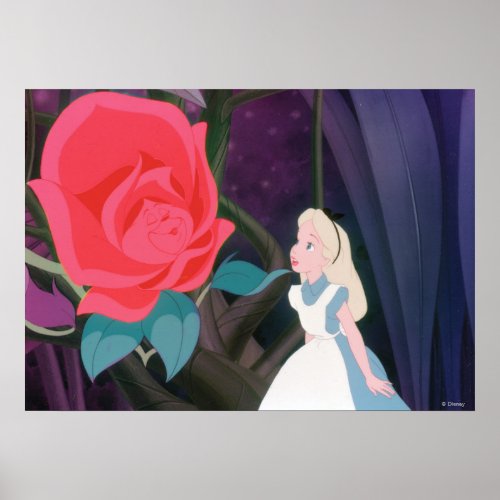 Alice in Wonderland Garden Flower Film Still Poster