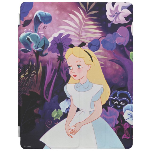 Alice in Wonderland Garden Flowers Film Still iPad Smart Cover (Front)