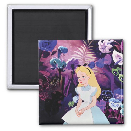 Alice in Wonderland Garden Flowers Film Still Magnet