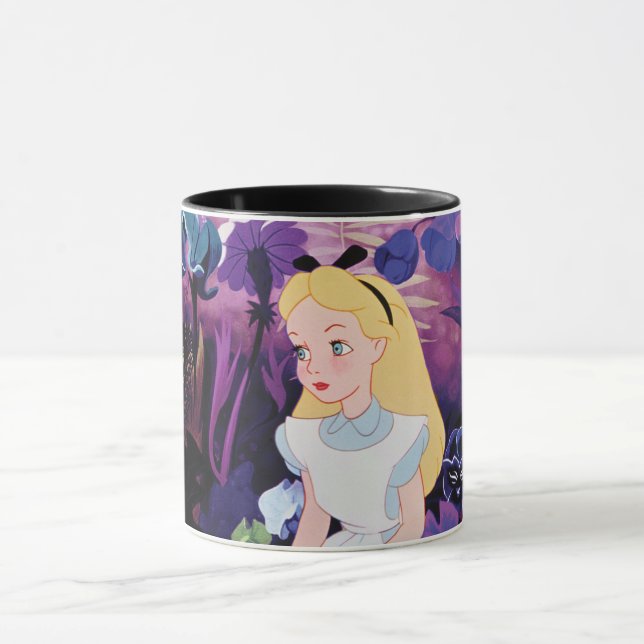 Alice in Wonderland Garden Flowers Film Still Mug (Center)
