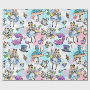 Alice in wonderland gift Wrapping Paper