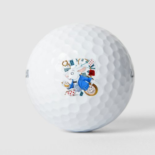 Alice in Wonderland Golf Balls