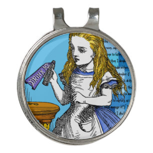 Alice in Wonderland Golf Hat Clip