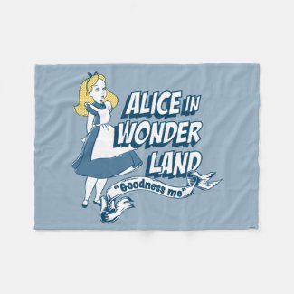 Alice in Wonderland - Goodness Me Fleece Blanket