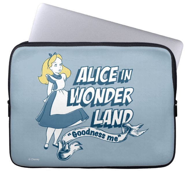 Alice in Wonderland - Goodness Me Laptop Sleeve (Front)