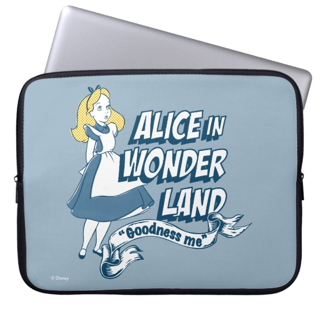 Alice in Wonderland - Goodness Me Laptop Sleeve (Front)