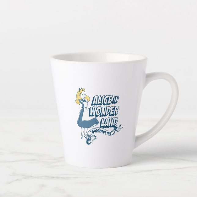 Alice in Wonderland - Goodness Me Latte Mug (Right)