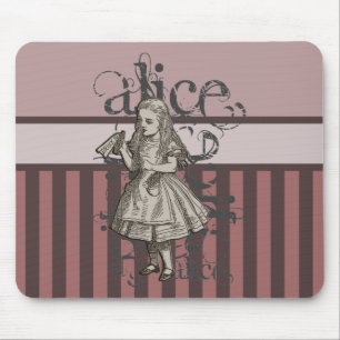 Alice In Wonderland Grunge Mouse Pad