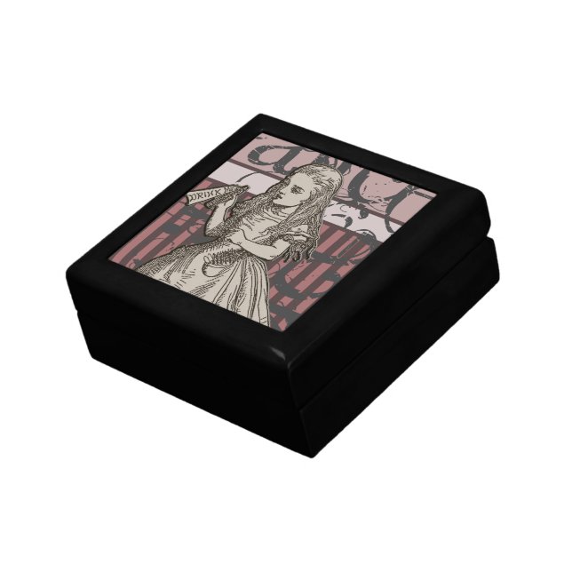 Alice In Wonderland Grunge (Pink) Gift Box (Side)