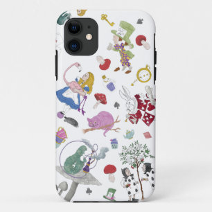 Alice In Wonderland Hand Drawn Cell Phone Case