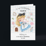 Alice in Wonderland Happy Unbirthday Greeting Card<br><div class="desc">Alice in Wonderland Happy Unbirthday Greeting Card. Perfect for kids,  this whimsical card brings joyful wishes and a sense of wonder to their birthday celebration. Make their day unforgettable!</div>
