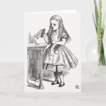 Alice in Wonderland, Holding the &quot;Drink Me&quot; Bottle Card