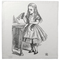 Alice in Wonderland, Holding the "Drink Me" Bottle