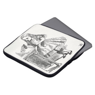 Alice in Wonderland, Holding the "Drink Me" Bottle Laptop Sleeve