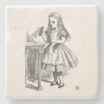 Alice in Wonderland, Holding the &quot;Drink Me&quot; Bottle Stone Coaster