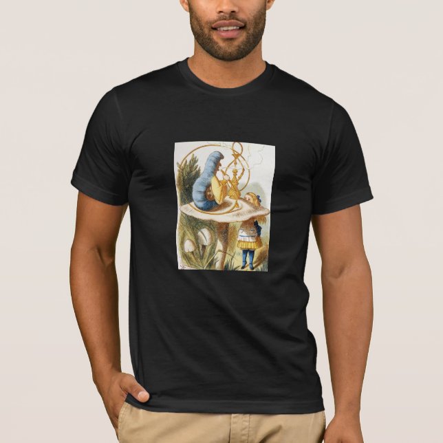 Alice in Wonderland Hookah Smoking Caterpillar T-Shirt (Front)