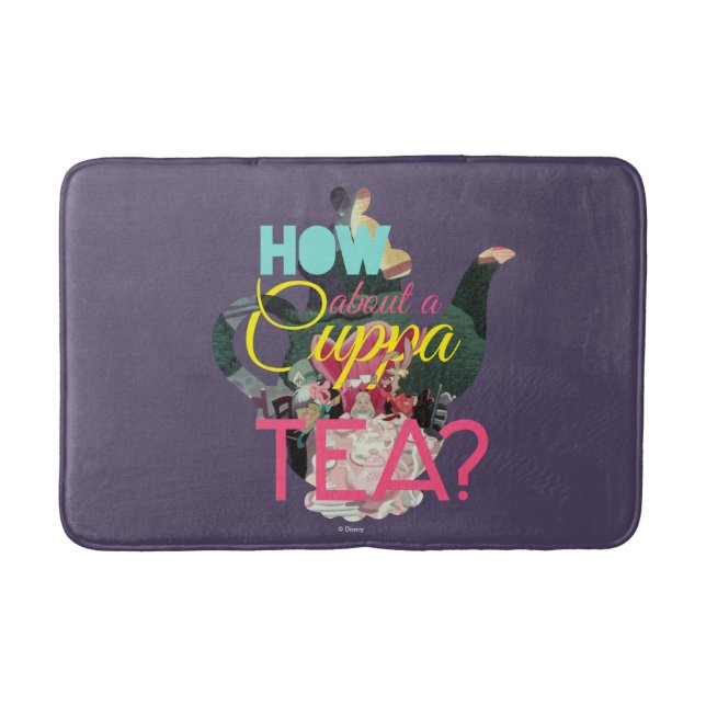 Alice In Wonderland | How About A Cuppa Tea? Bath Mat (Front)