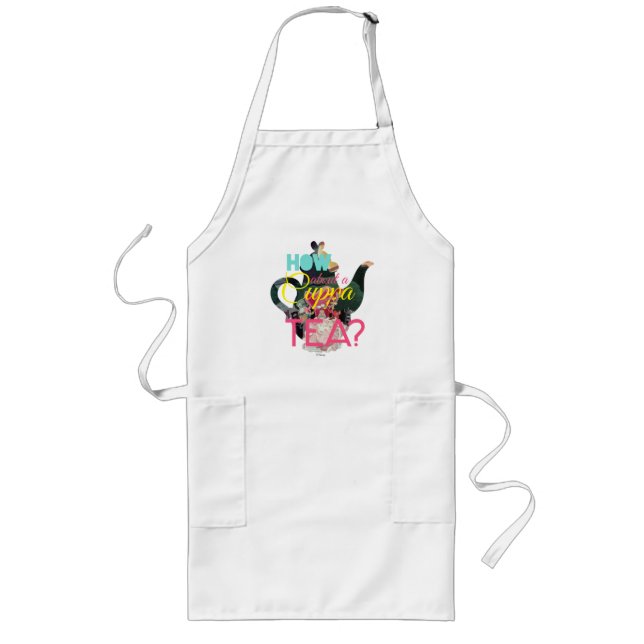 Alice In Wonderland | How About A Cuppa Tea? Long Apron (Front)
