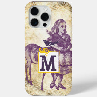 Alice In Wonderland Hugging a Deer iPhone 15 Pro Max Case