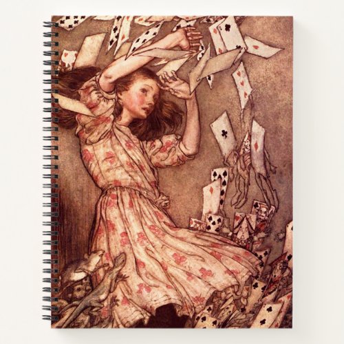 Alice in Wonderland Illustration Cards Notebook