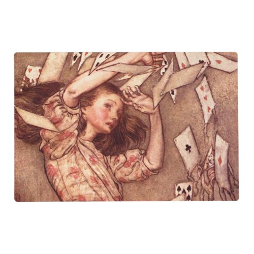 Alice in Wonderland Illustration Cards Placemat