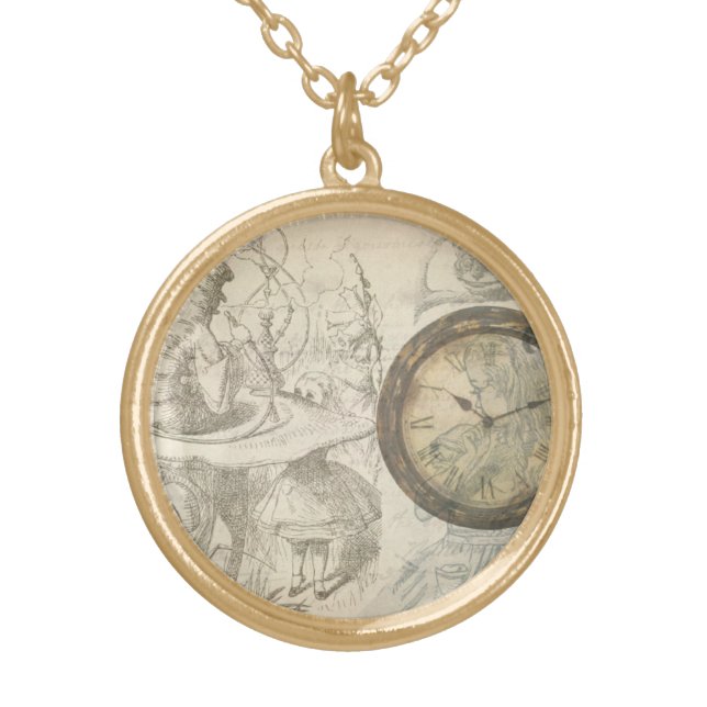 Alice in Wonderland - "Im mad. You're Mad" Pendant (Front)