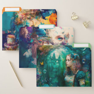 Alice in Wonderland in Colors Part 2 File Folder