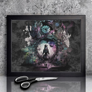 Alice in Wonderland Into the Rabbit Hole Tissue Paper