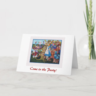 Alice in Wonderland Invitation