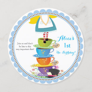 Alice in Wonderland Invitations