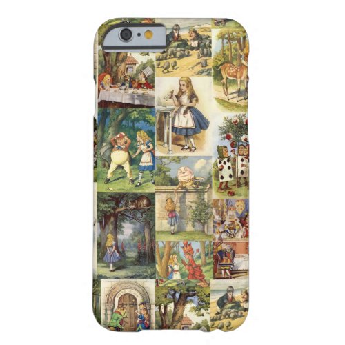 Alice in Wonderland iPhone 6 case collage