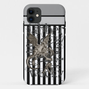 Alice In Wonderland Jabberwocky Grunge iPhone 11 Case