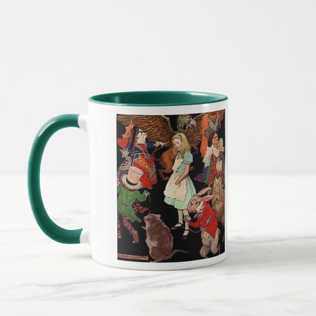 Alice in Wonderland , Jessie Willcox Smith Mug (Left)