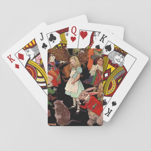 Alice in Wonderland  Jessie Willcox Smith Poker Cards