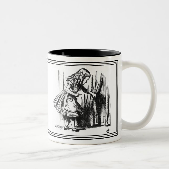 Alice in Wonderland John Tenniel Illustration Mug (Right)