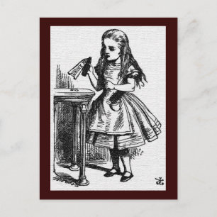 Alice in wonderland John Tenniel Postcard